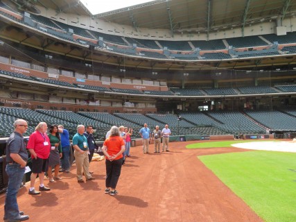 American Society of Appraisers 2017 tour of Houston Astros Minute Maid Park