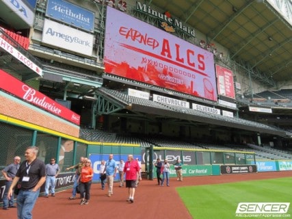 American Society of Appraisers 2017 tour of Houston Astros Minute Maid Park