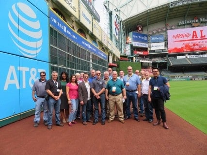 American Society of Appraisers 2017 tour of Houston Astros Minute Maid Park