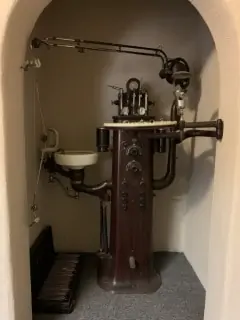 Antique dental equipment stand
