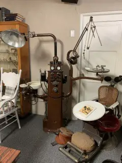 Antique dental office equipment